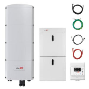 Комплект резервного живлення 10кВт SolarEdge (гібридний трифазний інвертор 10 кВт + батарея 9.2 кВт*г)