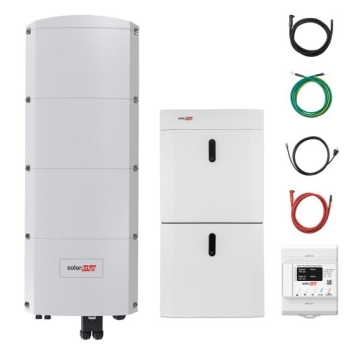 Комплект резервного живлення 10кВт SolarEdge (гібридний трифазний інвертор 10 кВт + батарея 9.2 кВт*г)