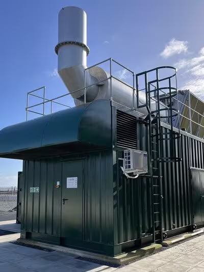 Контейнерна газова когенераційна установка для підприємства