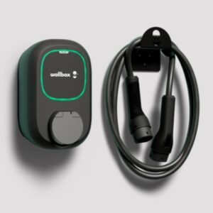 Зарядна станція для електромобілів Wallbox Pulsar Plus Socket PSP1-W-2-4-9-002 PLP1 (22кВт / Shutter/ T2 / B)