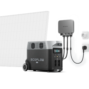 Комплект EcoFlow PowerStream - мікроінвертор 600W + зарядна станція Delta Pro