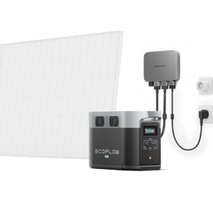 Комплект EcoFlow PowerStream - мікроінвертор 600W та зарядна станція Delta Max