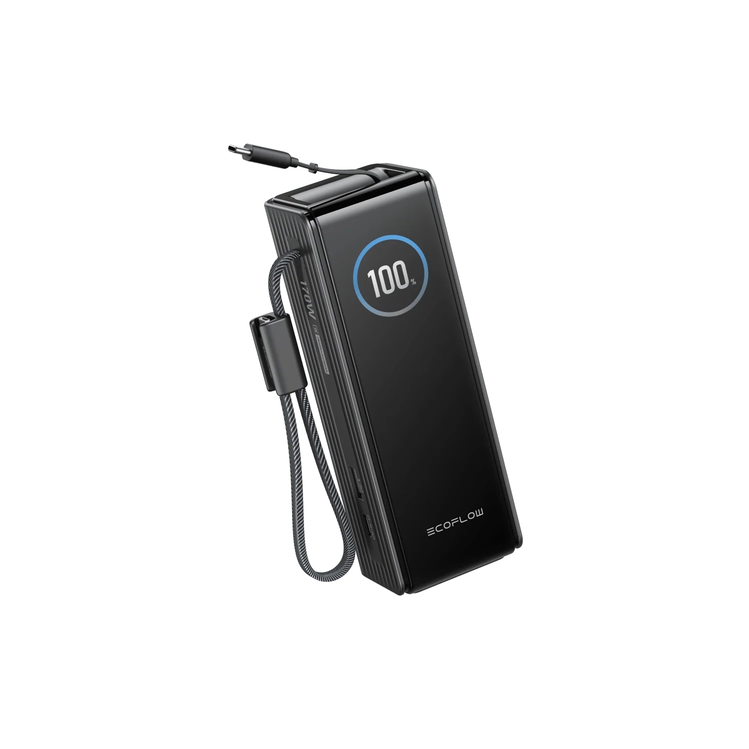 Павербанк EcoFlow RAPID Power Bank з кабелями 25000mAh чорний - Зображення 3
